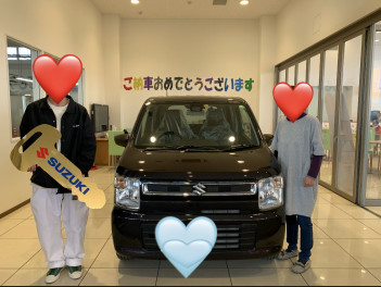 ワゴンＲのご納車です！おめでとうございます★